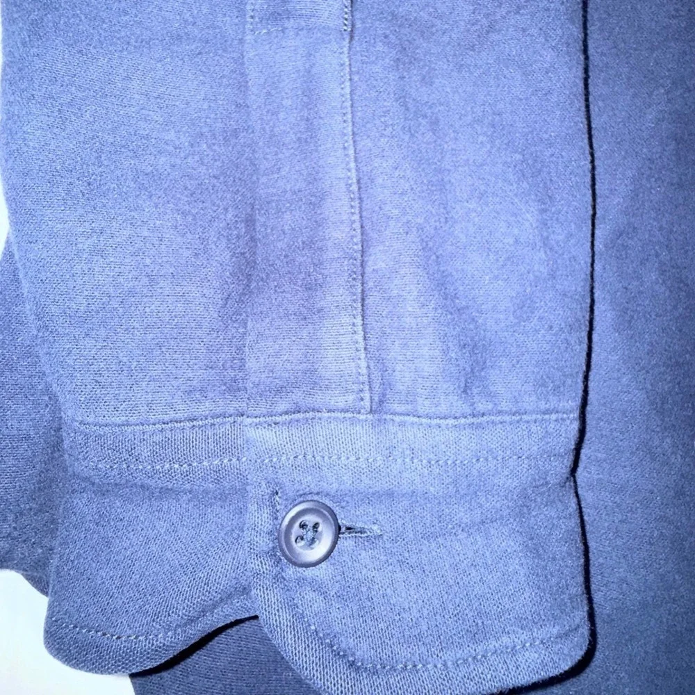 J.Crew The Sporting Life Knit Workshirt Mens 3XLT Navy Button Pocket K1203